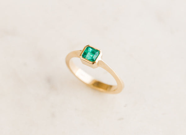 A Modern Emerald Ring