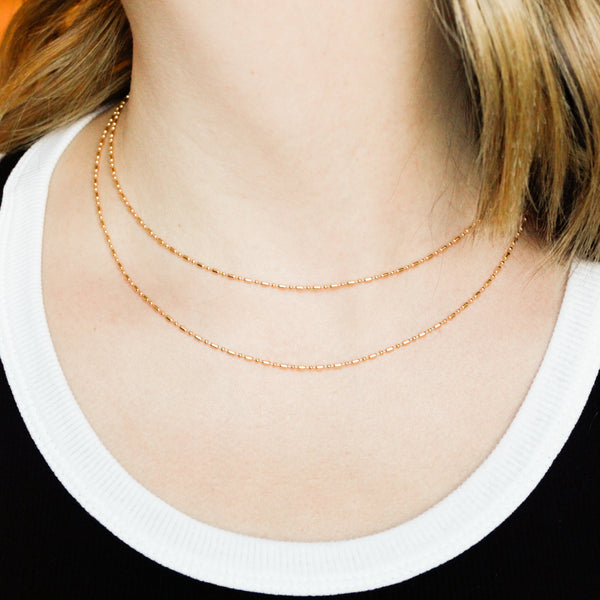 Classic Morse Code Necklace