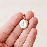 "F" Star Set Pendant