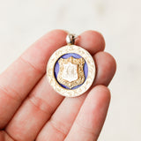 "HH" Medallion Pendant Charm