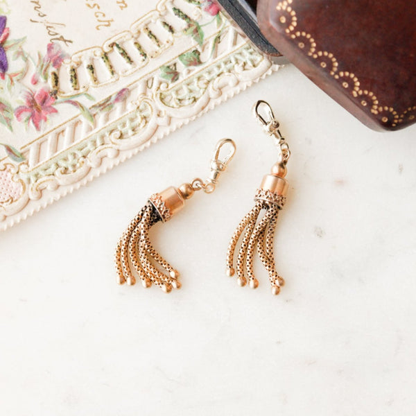 Byron Gold Tassel Charms