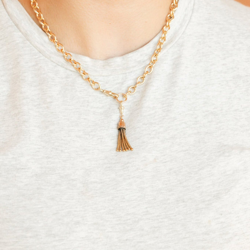 Byron Gold Tassel Charms