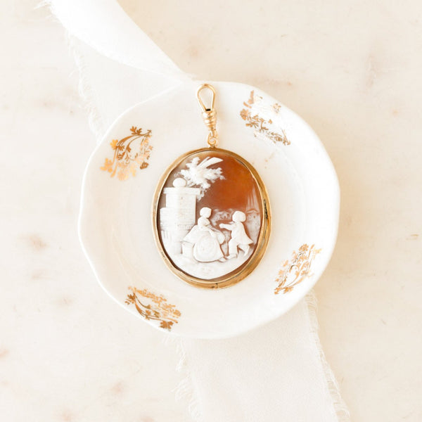 Lover's Cameo Pendant