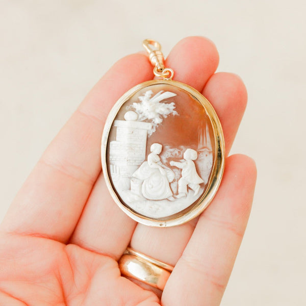 Lover's Cameo Pendant