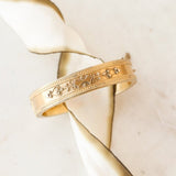 "Bertha" Engraved Victorian Bangle