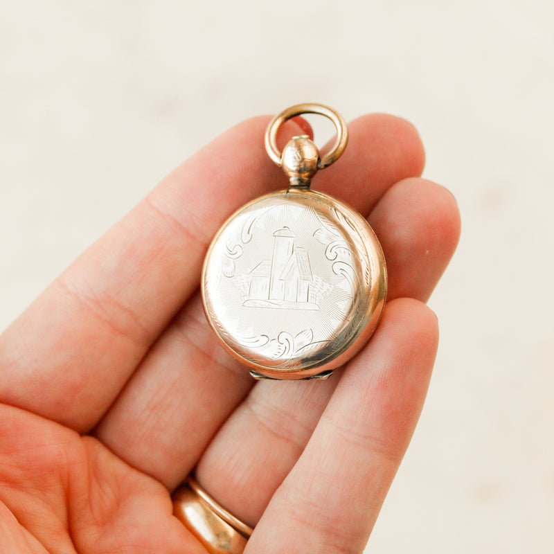 Victorian Locket with Engraved Detail