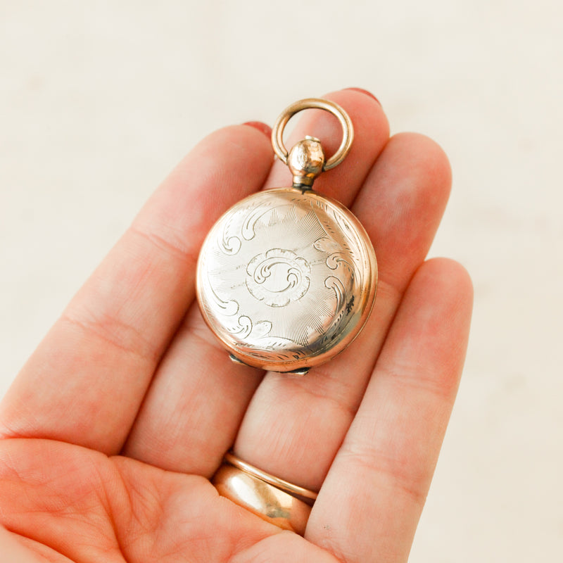 Victorian Locket with Engraved Detail