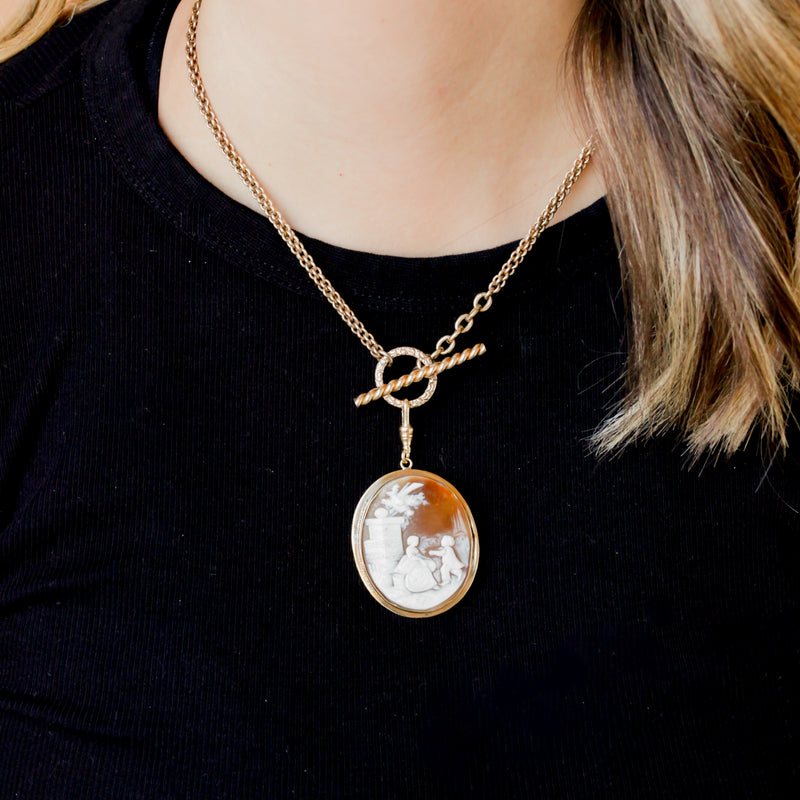 Lover's Cameo Pendant