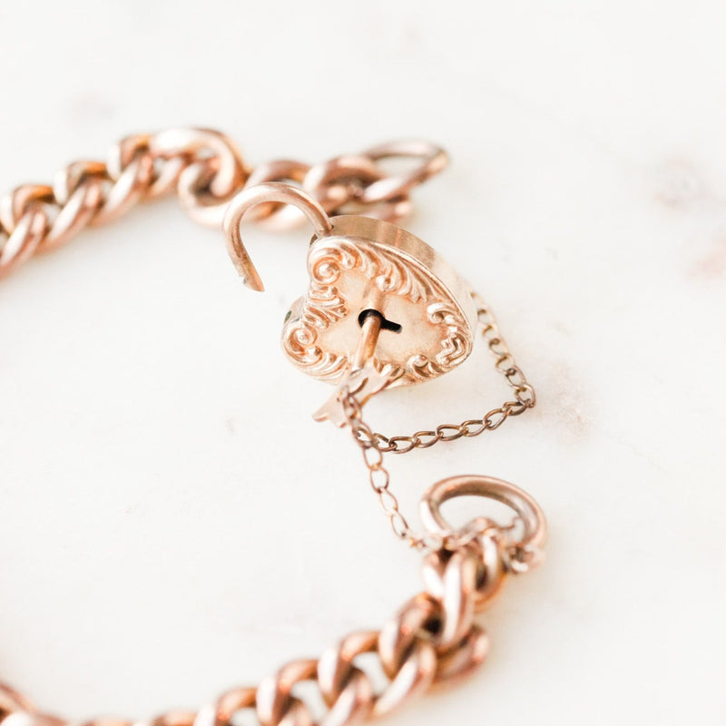 Lover's Lock + Key Bracelet