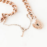 Lover's Lock + Key Bracelet