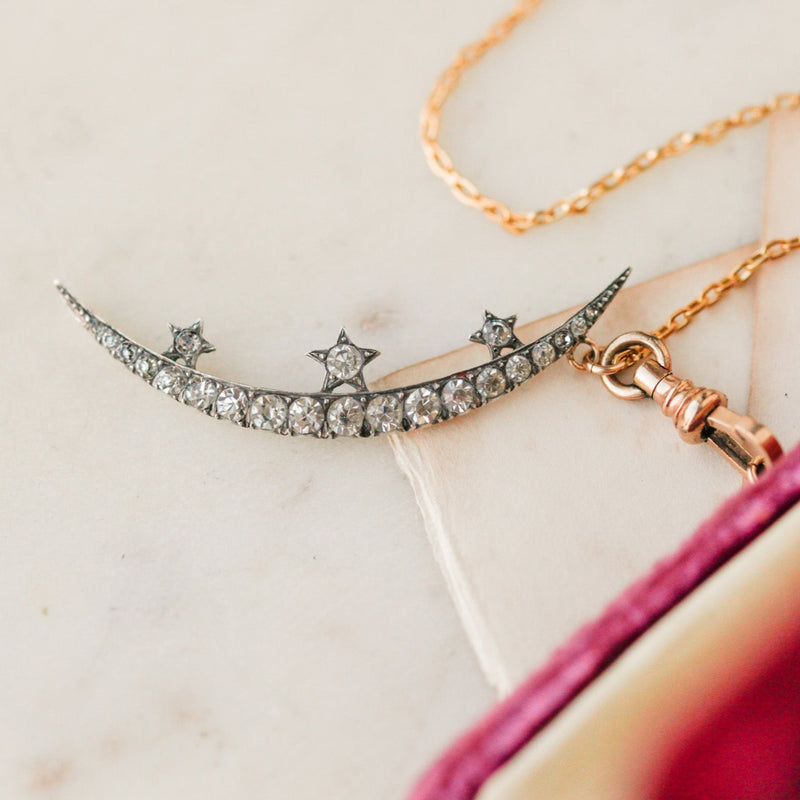 Edwin Celestial Crescent Pendant