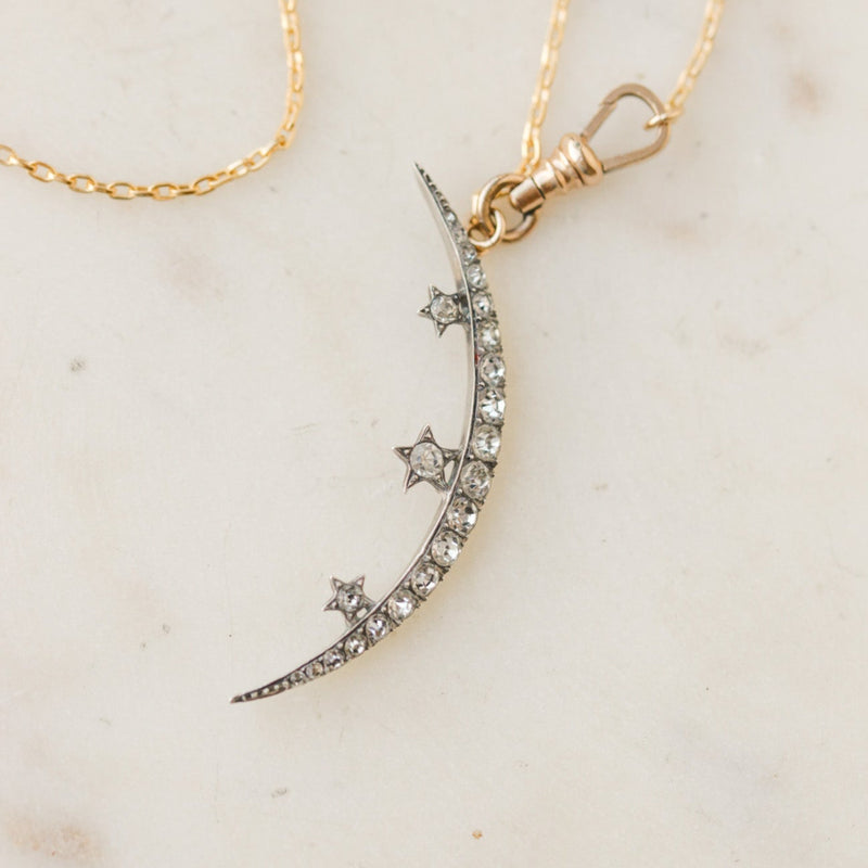 Edwin Celestial Crescent Pendant