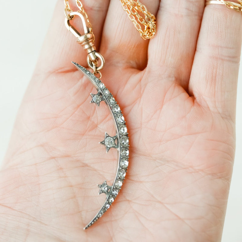 Edwin Celestial Crescent Pendant