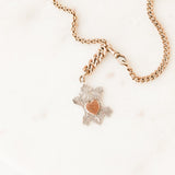 Prudence Silver Heart Necklace