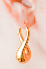 Modern Hugo 14k Gold Earrings