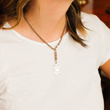 Prudence Silver Heart Necklace