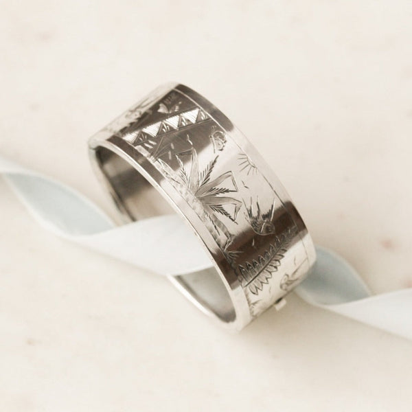 Flora + Fauna Sterling Bangle