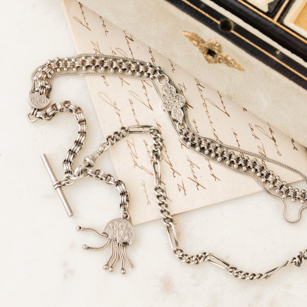 Claude Silver Tassel Necklace