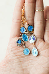 Petite Enameled Saint Pendants