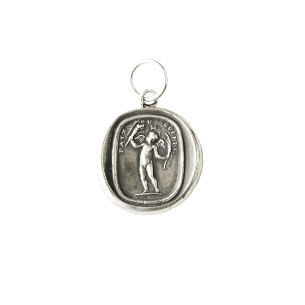 "Peace or War" Intaglio Charm