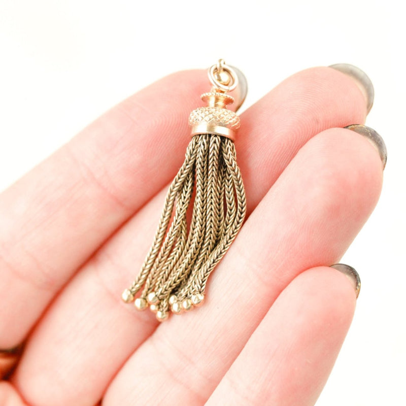 Lora Antique Tassel Charm