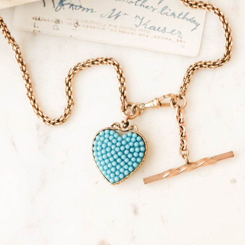 Laurie Turquoise Heart Pendant