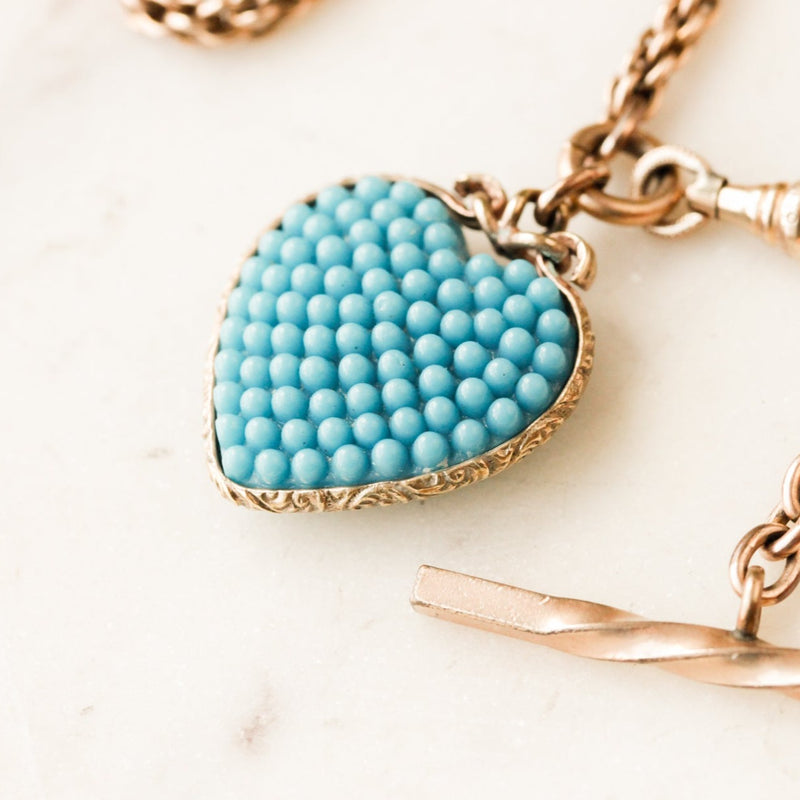 Laurie Turquoise Heart Pendant