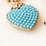 Laurie Turquoise Heart Pendant