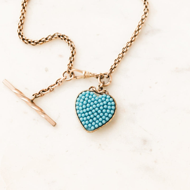 Laurie Turquoise Heart Pendant