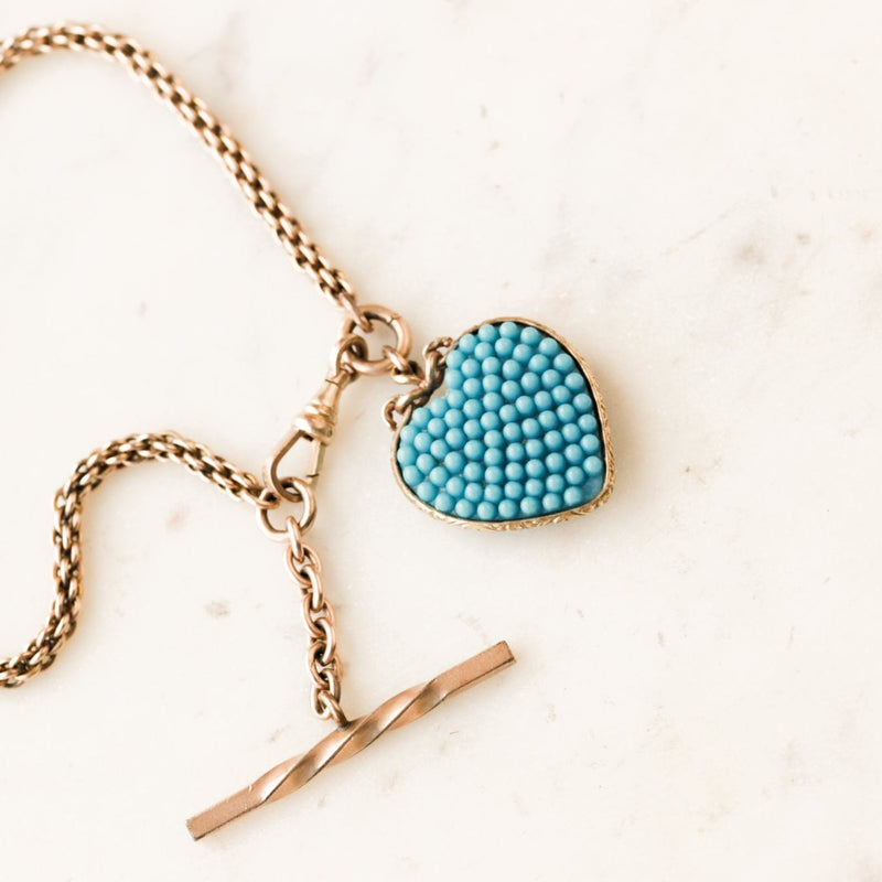 Laurie Turquoise Heart Pendant