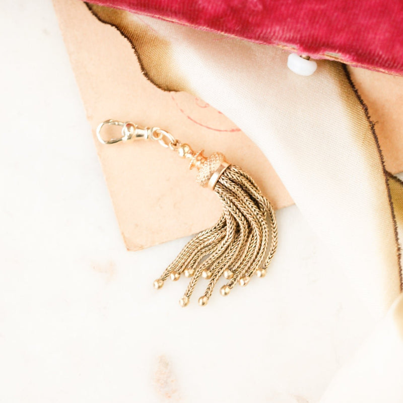 Lora Antique Tassel Charm