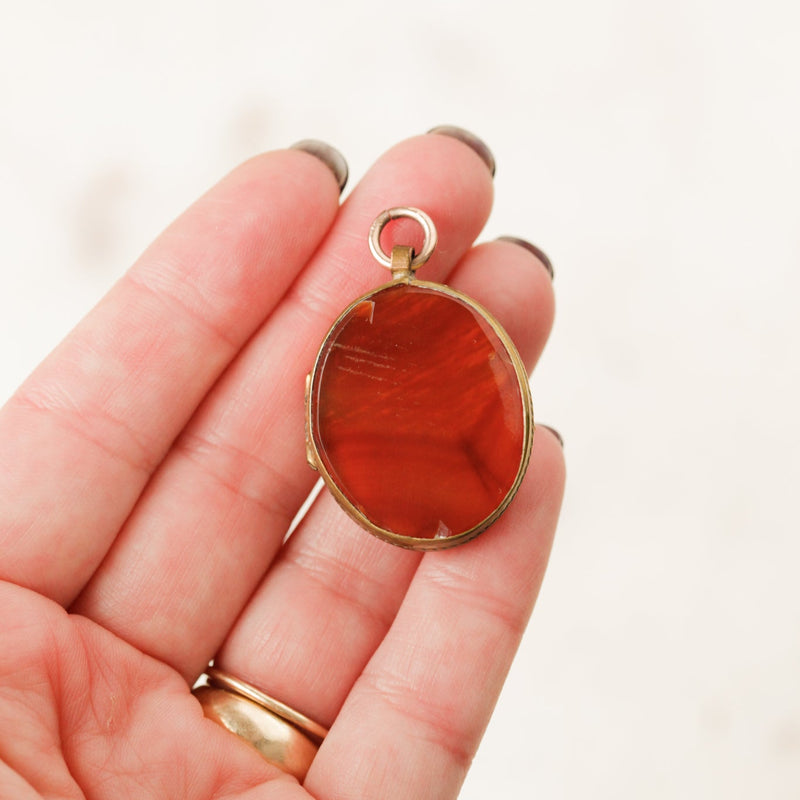 Byron Agate Locket