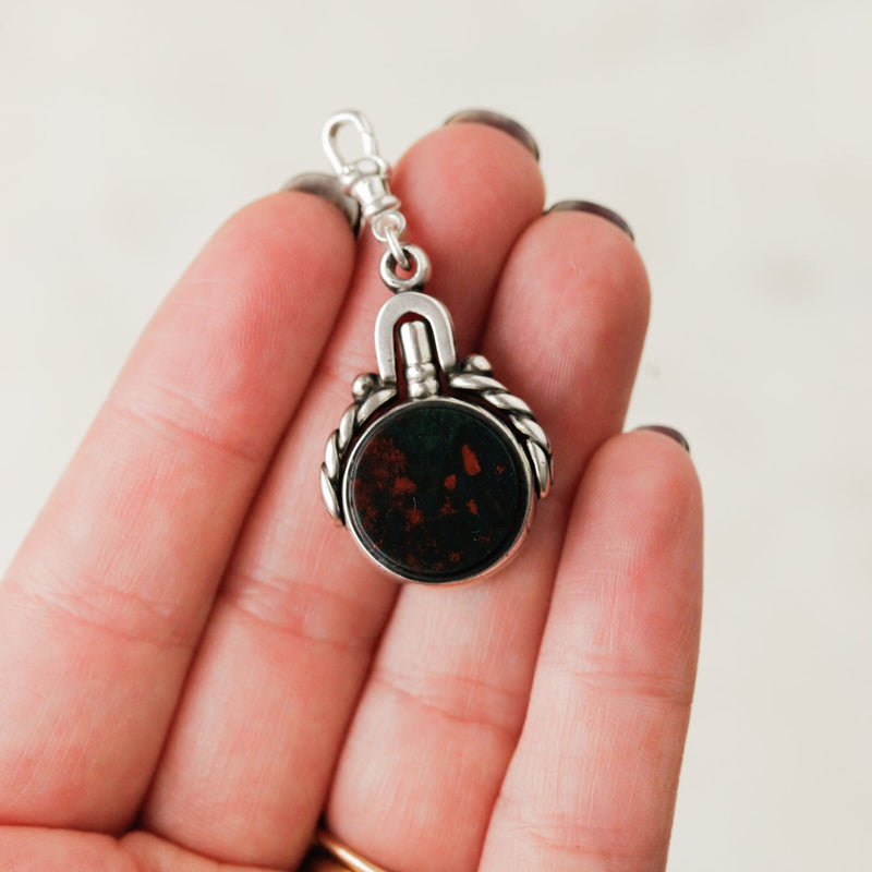 Bloodstone Swivel Key