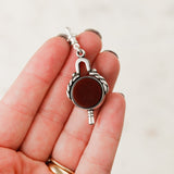 Bloodstone Swivel Key