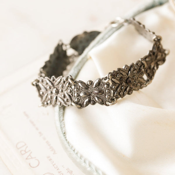 Aline Cut Steel Braclet