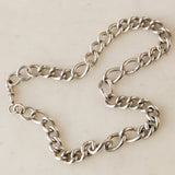 George Silver Curb Necklace