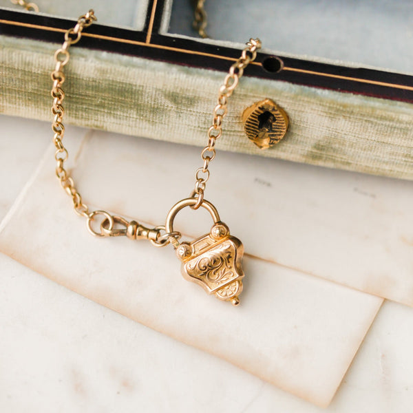 Minnie Lover's Lock Pendant