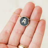 "A" Deco Pendant