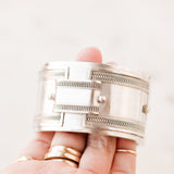 Essie Silver Buckle Bangle