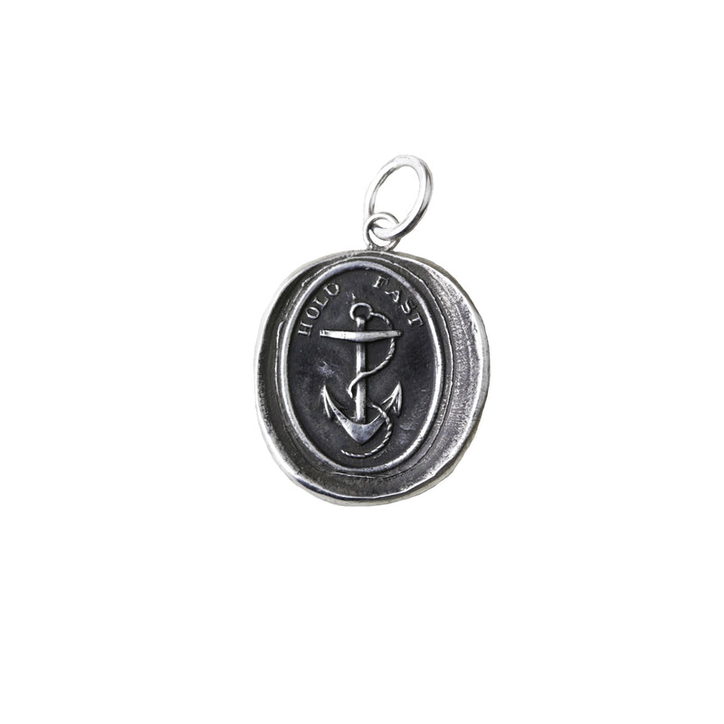 "Hold Fast" Silver Charm